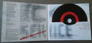 C4Service - First Burst - vinyl disc design and gatefold cover