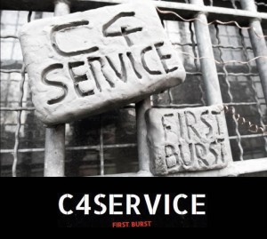 C4service First Burst Powder Shed Recs PSR001 CD-Frontcover